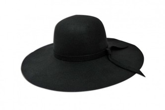 Klobouk TB party látkový 40cm černý dospělý karneval
