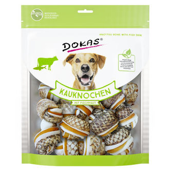 Dokas - Uzlíky z hovězí a rybí kůže 250 g