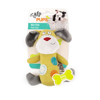 Plyšový pejsek AFP Pups s chrastítkem
