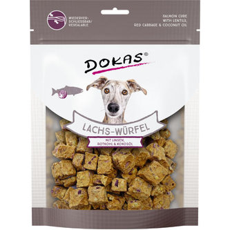 Dokas - Kostky z lososa s čočkou a č. zelím 150 g