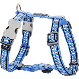 Postroj RD 25 mm x 56-80 cm - Bones Rfx- Stř.Modrá