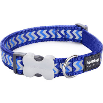 Obojek RD 25 mm x 41-63 cm - Ziggy Rfx - Tm.Modrá