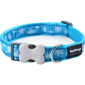 Obojek RD 25 mm x 41-63 cm - Snowflake