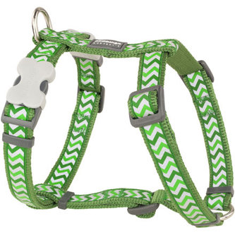 Postroj RD 25 mm x 71-113 cm - Ziggy Rfx - Zelená