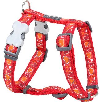 Postroj RD 25 mm x 71-113 cm - Breezy Love Red