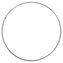 Kovový kruh stříbrný o 15 cm