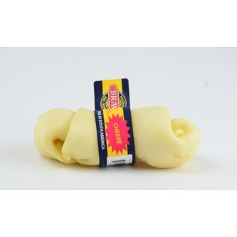 Uzel z hovězí kůže Cheese – sýr – 12 cm