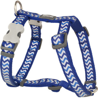 Postroj RD 20 mm x 45-66 cm - Ziggy Rfx- Tm.Modrá