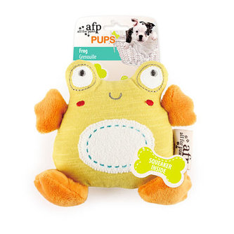 Plyšová žába AFP Pups s pískátkem