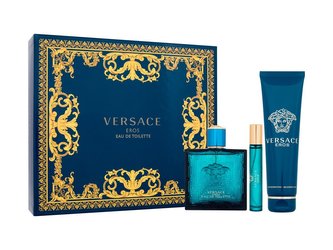 Versace Eros - EDT 100 ml + sprchový gel 150 ml + EDT 10 ml man