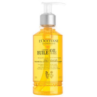 L`Occitane en Provence Odličovací olej s měsíčkem a slaměnkou pro zářivý vzhled pleti (Oil to Milk Mak-Up Remover) 200 ml woman