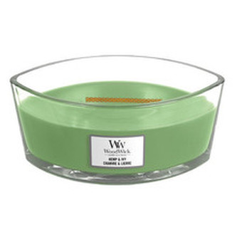 WoodWick Vonná svíčka loď Hemp & Ivy 453 g unisex