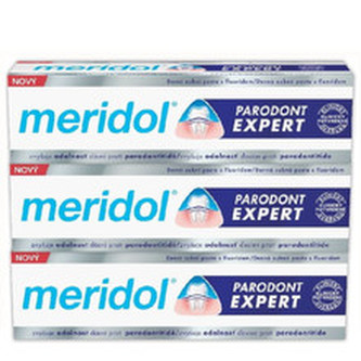 Meridol Zubní pasta proti krvácení dásní a parodontitidě Paradont Expert tripack 3 x 75 ml unisex