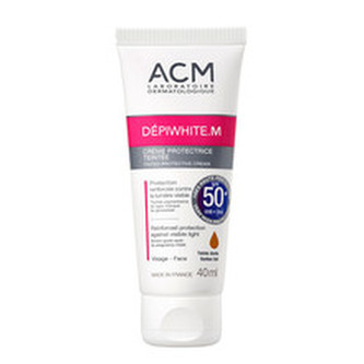 ACM Tónovaný ochranný krém SPF 50+ Dépiwhite M (Tinted Protective Cream) 40 ml woman