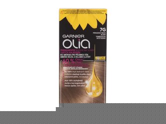 Garnier Permanentní olejová barva na vlasy bez amoniaku Olia Odstín 7G Dark Greige woman