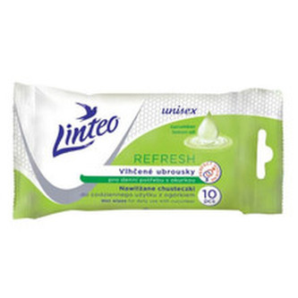 Linteo Vlhčené ubrousky pro denní potřebu Refresh 10 ks unisex