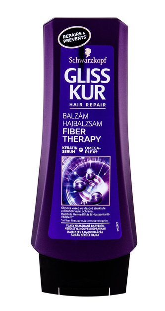 Gliss Kur Regenerační balzám pro vlasy namáhané barvením Fiber Therapy 200 ml woman