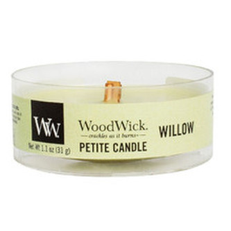 WoodWick Aromatická malá svíčka s dřevěným knotem Willow 31 g unisex