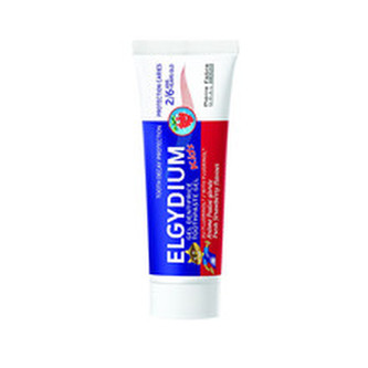 ELGYDIUM Gelová zubní pasta s fluorinolem a jahodovou příchutí pro děti 2-6 let Kids 50 ml child