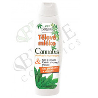 Bione Cosmetics Zvláčňující tělové mléko Cannabis 80 ml woman