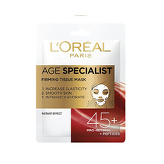 L´Oréal Paris Textilní maska pro okamžité zpevnění a vyhlazení pleti Age Specialist 45+ (Firming Tissue Mask) 1 ks woman