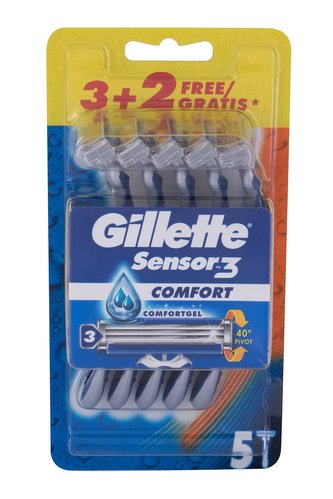 Gillette Sensor3 Holicí strojek Comfort 5 ks pro muže
