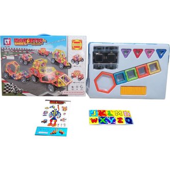 Magnetická stavebnice - 58 dílků