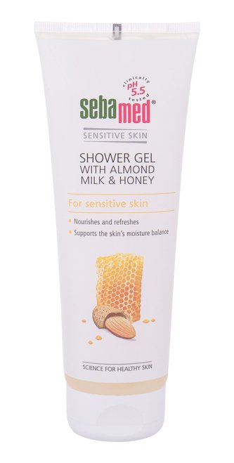 SebaMed Sensitive Skin Sprchový gel Almond Milk & Honey 250 ml pro ženy