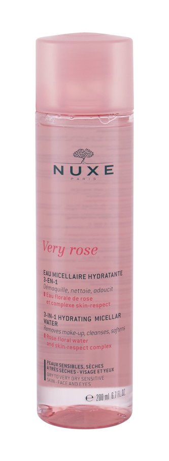 NUXE Very Rose Micelární voda 3-In-1 Hydrating 200 ml pro ženy