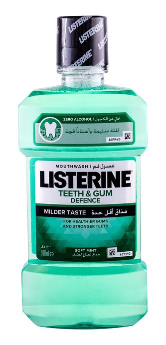Listerine Mouthwash Ústní voda Teeth & Gum Defence 500 ml unisex