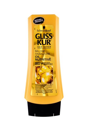 Schwarzkopf Gliss Kur Balzám na vlasy Oil Nutritive 200 ml Balm pro ženy