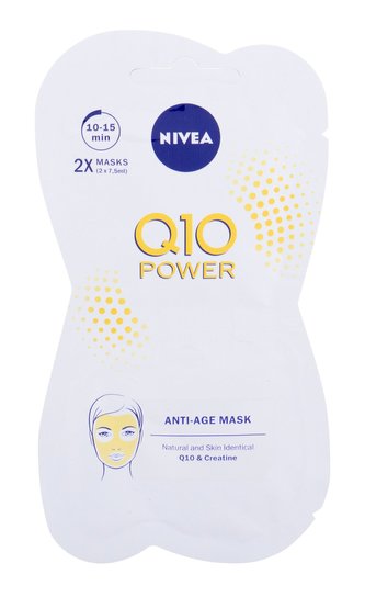 Nivea Q10 Power Pleťová maska Anti-Age 15 ml pro ženy
