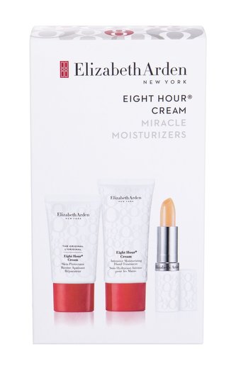Elizabeth Arden Eight Hour Cream tělový balzám 15 ml + balzám na rty SPF15 3,7 g + krém na ruce 30 ml