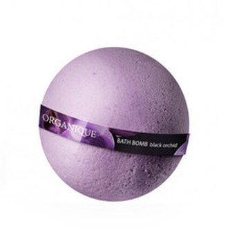 Organique Vyživující šumivá bomba do koupele Black Orchid (Bath Bomb) 170 g woman
