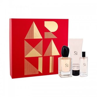 Giorgio Armani - Si - parfémová voda 50 ml + parfémovaná voda 15 ml + tělové mléko 75 ml - 50 ml