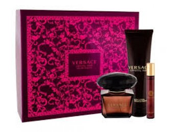 Versace - Crystal Noir - parfémová voda 90 ml + tělové mléko 150 ml + miniatura 10 ml - 90 ml