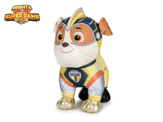 Paw Patrol Super Mighty Pups plyšový Rubble 37cm 0m+