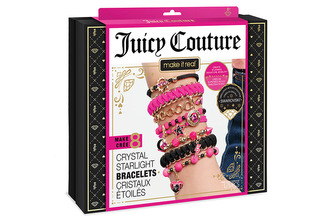 Juicy Couture Black & Neon Pink Swarovski