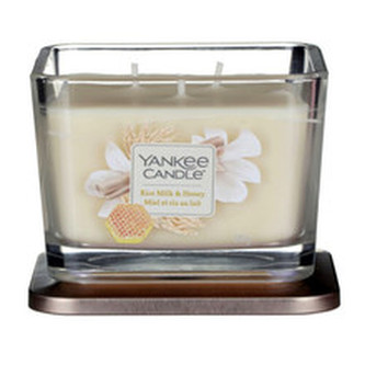 Yankee Candle Aromatická svíčka velká hranatá Rice Milk & Honey 552 g unisex