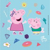 Ubrousky papírové Peppa Pig 20 ks ECO - rozložitelný