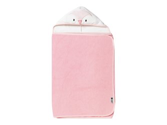 Osuška s kapucí Hug ‘n’ Dry 6-48m Penny Pink
