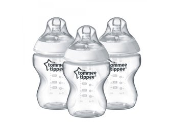 Kojenecká láhev C2N 260ml, 0m+, 2+1 zdarma