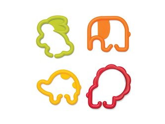 Kroužky spojovací zvířátka 24 ks