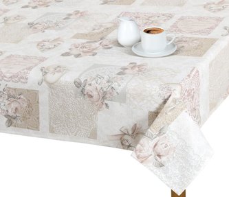 Ubrus EMA - něžná krajka - 100x100 cm