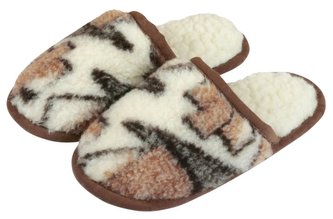 Pantofle velikost - béžový melír - velikost 41-42