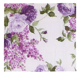 Povláček krepový - lila růže - 40x40cm