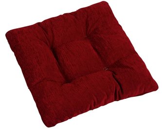 Sedák Žaneta prošívaný - vínový - 40x40 cm