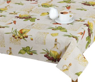 Ubrus IVO - olea - 120x140 cm