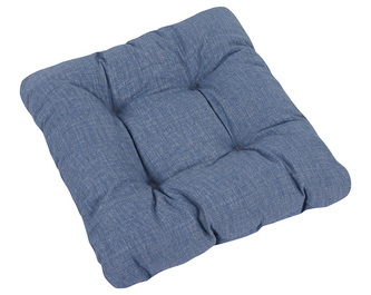 Sedák IVO prošívaný - uni modrá režná - 40 x40 cm