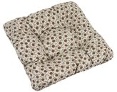 Sedák Adéla prošívaný - hnědé bambulky - 40x40 cm,prošívaný